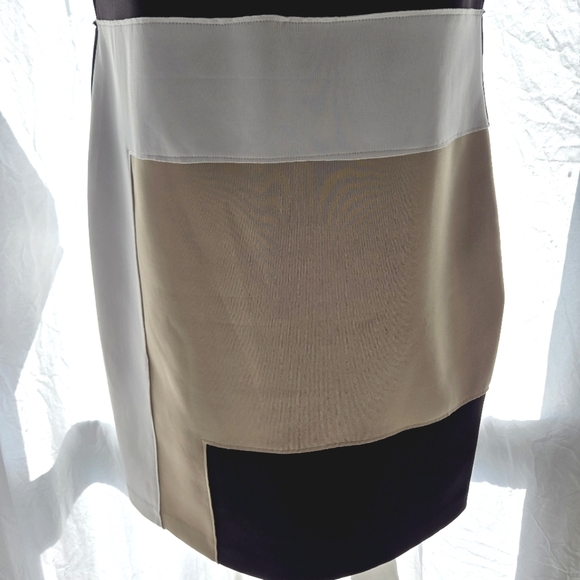 Retro REED Color Block Scuba Dress EUC - Picture 3 of 10